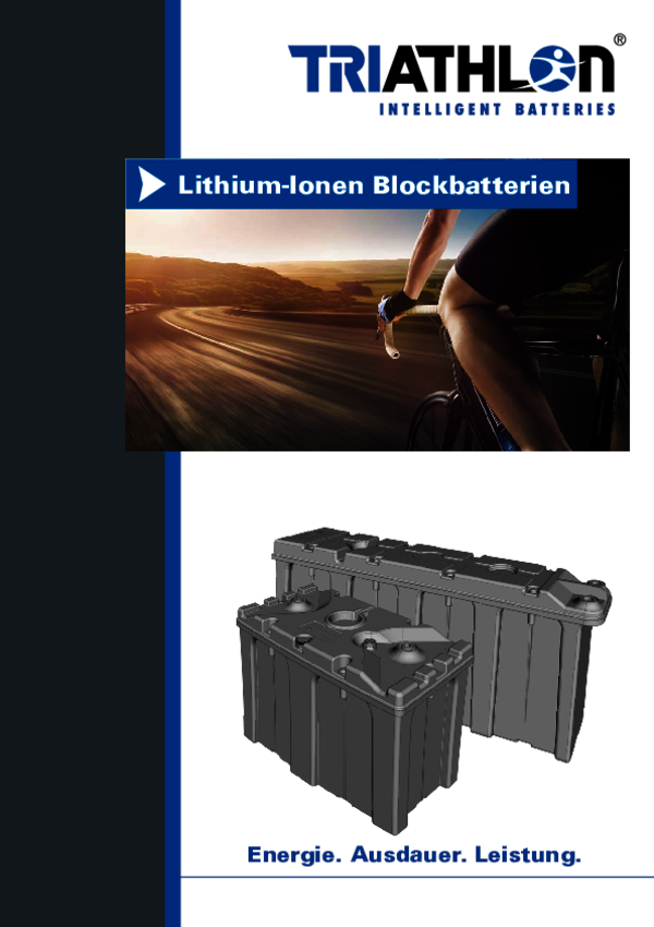Lithium-Ionen Blockbatterien
